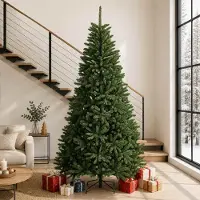 Syfax Árbol de Navidad artificial con ramas articuladas 300 cm PVC