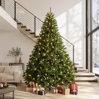 Syfax Árbol de Navidad artificial con ramas articuladas 300 cm