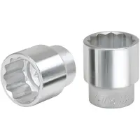 Ks Tools Llave de vaso de 3/4", de 12 caras, corta, de 1.7/8"