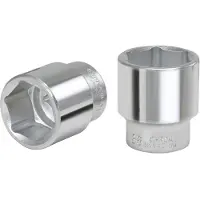Ks Tools Llave de vaso hexagonal, corta, de 43 mm