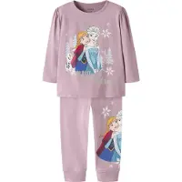 Name it Pijama 'NMFNESSI FROZEN' azul pastel / malva / rojo vino / plata