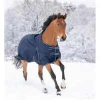 Waldhausen Manta para exteriores , modelo "Economic", 50 gramos, disponible en varios colores, color: azul noche, talla: 165 cm