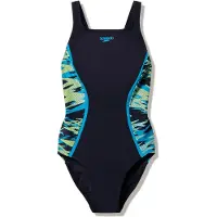 Speedo - Women's Hyperboom Splice Muscleback One Piece - Traje de baño size 40, azul