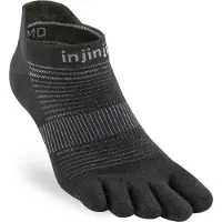 Injinji - Run Original Weight No Show - Calcetines de running size 47,5+, negro