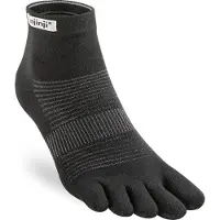 Injinji - Run Original Weight Mini Crew - Calcetines de running size 37-40, negro