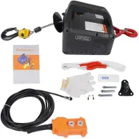 OEM Cabrestantes eléctricos, 1500 W, capacidad de carga de 500 kg, control remoto, construcción robusta de acero, diseño compacto