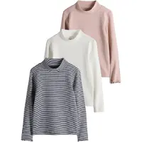 The Set Camiseta rosé / negro / blanco