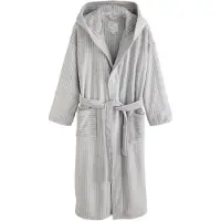 Next Albornoz largo gris / blanco