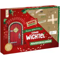 Merkloos Calendario de Adviento con 24 pequeños compartimentos y material para manualidades