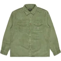 Billabong - Camisas - Bong Days Corduroy Shirt Hedge Green de Algodón - Talla M - Verde
