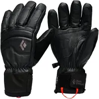 Black Diamond - Guantes de esquí - Spark Gloves Black de Cuero - Talla M - Negro