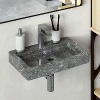 Merkloos Lavabo de mármol para diseño de interiores moderno