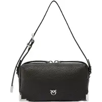 Pinko Bolso de mano 'BAULETTO TRITTICO MINI BOTTALATO GRANDE BORSA' negro