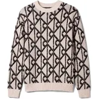 Calvin Klein Jersey negro moteado / blanco natural