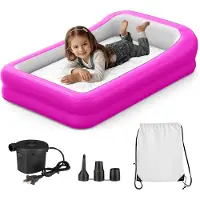 OEM Cama inflable para bebés y niños pequeños, con sábanas y bomba