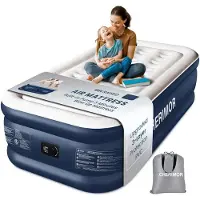 Merkloos Colchón hinchable - Queen - Con bomba integrada - 203 x 99 x 46 cm - Soporte 220 kg