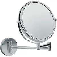 OEM Espejo de maquillaje Logis Universal, giratorio, con aumento de 3x, acabado cromado
