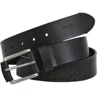 Pepe Jeans para hombre. PM021061 Cinturón Marcus negro (95 cm), Casual, Piel, outlet 2026.