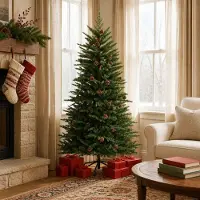 Syfax Árbol de Navidad artificial con ramas articuladas 150 cm