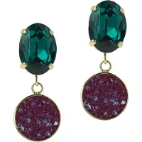 Otazu Classic Rocks Earrings Light Amethyst - Big Talla: OS | Pendientes Outlet | Mujer | Púrpura