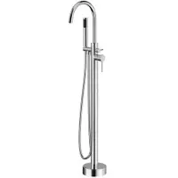 Badplaats Grifo de bañera independiente Fuji - Cromo - Grifo de bañera con ducha de mano