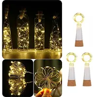 OEM Luces LED USB para botellas, 20 LEDs, juego de 3 unidades, luz blanca cálida