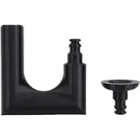 Gistuch Gancho para llenado de piscinas, soporte para manguera de agua, sistema antideslizante para colgar en jardines, patios y céspedes