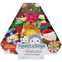 Jazwares Calendario de adviento SQUISHMALLOWS. Incluye 24 mini-Squish para coleccionar, edición festiva