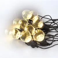 OEM Guirnalda de luces para exteriores, luz blanca cálida, 5 metros, IP44