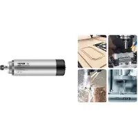 OEM Motor de husillo CNC, con una potencia de 1,5 kW, velocidad de 12000-24000 RPM, 1,5 kW