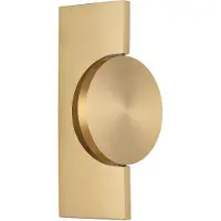 Globo Aplique de pared LED Jasper, altura 20 cm, latón mate, metal