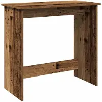 Merkloos Solidchoice: Mesa de trabajo con aspecto de madera envejecida, ideal para ordenadores y material de escritura