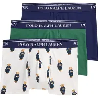 Ralph Lauren Calzoncillo boxer 'Classic' beige / navy / verde / blanco