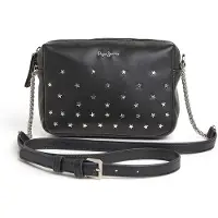 Pepe Jeans para mujer. PL031469 Bolso Celine Charm negro (OSFA), Casual, Fiesta, Poliuretano, outlet 2026.