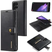 Lux-Case DG.MING Samsung Galaxy S25 Ultra funda de cartera 2-en-1 - Negro