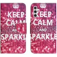 Lux-Case Funda tipo flip Wonderland Samsung Galaxy A56 - Mantener La Calma Y Mantener La Calma