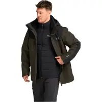 Jack Wolfskin Chaqueta de montaña 'JASPER PRO' oliva / negro