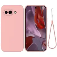 Lux-Case Funda de silicona líquida mate Google Pixel 9a - Rosa