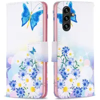 Lux-Case Funda tipo flip Wonderland Samsung Galaxy A56 - Mariposa Y Flores