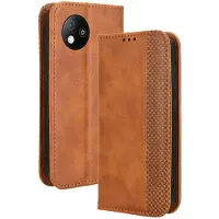 Lux-Case Bofink Vintage estuche de cuero ZTE Blade A35 Lite - Marrón