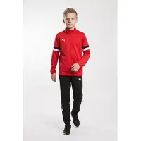 Puma Chándal 'TeamRise' gris / rojo / negro / offwhite