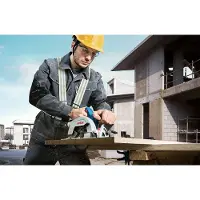 Bosch GKS 185-LI, Tableros de partículas, Madera, Negro, Azul, Gris, Sin escobillas, 16,5 cm, 5000 rpm, 5,7 cm