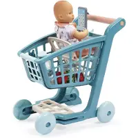 Ecoiffier Carrito De Compras Con Muñeca Y Accesorios
