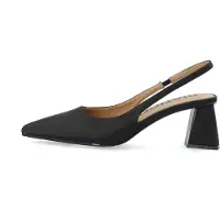 Bianco Biamaralyn Raso Zapatos Destalonados Negro 42