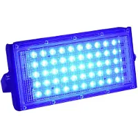 OEM Faro LED RGB de 50W, resistente al agua (IP66), color azul