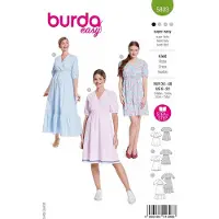 OEM Conjunto de patrones para vestidos de verano, para mujer, tallas 34-48, nivel 1