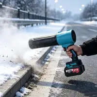 StarTech.com Soplador turbo inalámbrico sin escobillas - H28 - 21 V - Para 2 baterías - Batería no incluida - Unidad portátil