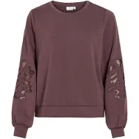 Vila Visiffa Cuello Redondo Sudadera De Manga Larga