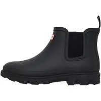 Hunter unisex. FRU0010262 Botines Downpour Chelsea Insulated negro (45/46), Plano, Ninguno, Casual, PVC, outlet 2026.