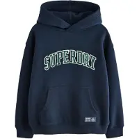 Superdry Sudadera navy / verde / blanco
